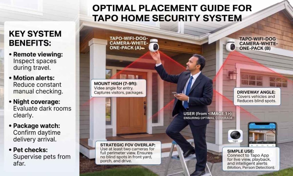 This product shows how security camera operates. Best home security system for apartments