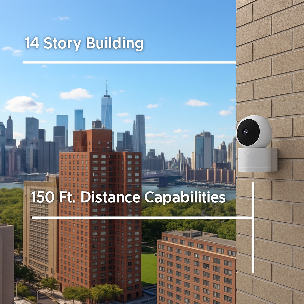 Camera Name: 2K Pan/Tilt Wi-Fi Security Camera.
Indoor/Outdoor: Indoor.
Price Range: $32–$45.
Warranty/Support: 1-year warranty. Support in major U.S. cities.
Best For: Home offices, pets, garages.
Best Placement: Mid-height wall or bookcase.
Storage Type: Cloud + SD card.
Availability: U.S.-wide on Amazon.