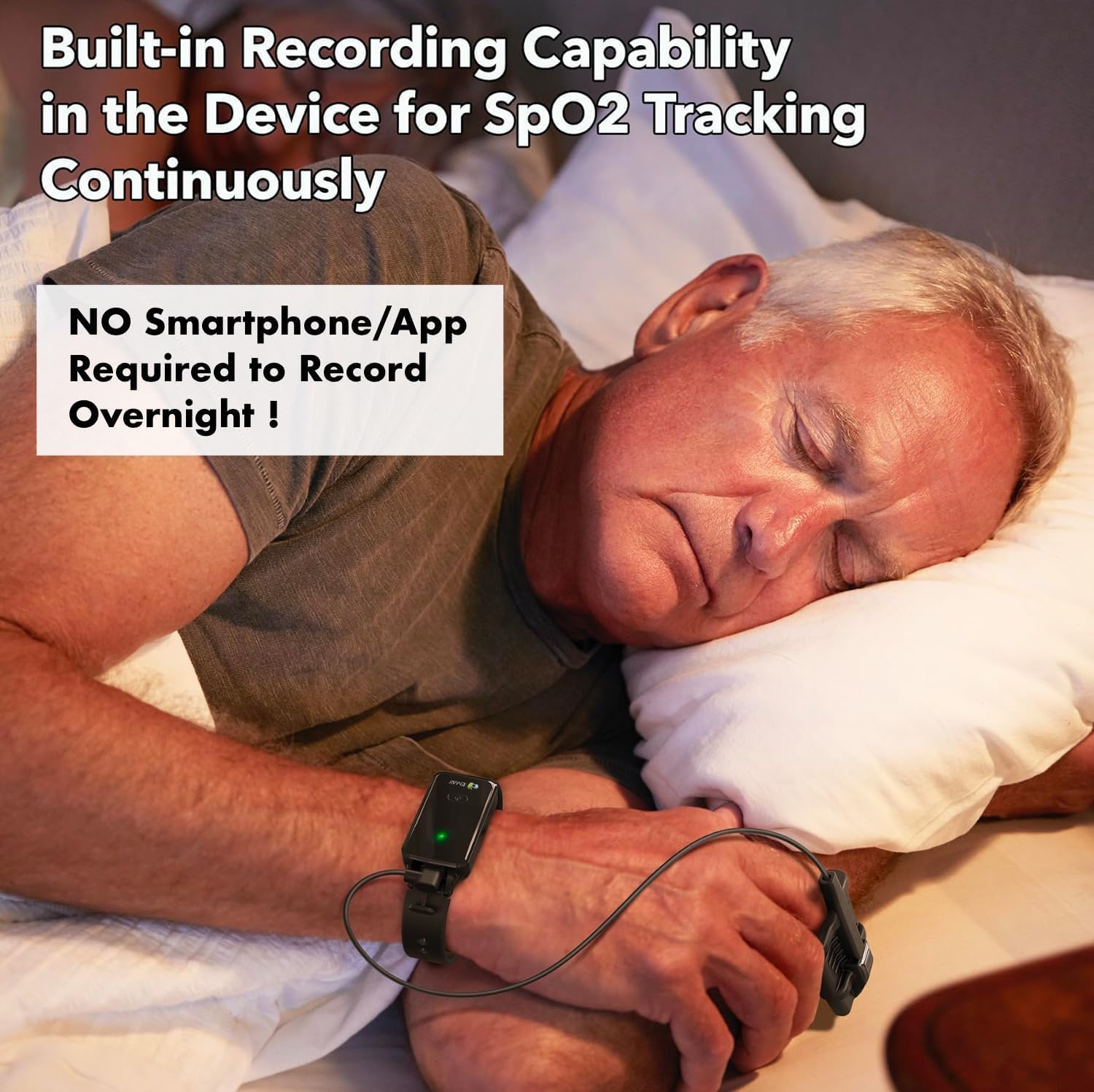 Tech Transparency: Optical sensor for oxygen and pulse monitoring.
Use-Case Focus: Sleep health tracking.
Feedback Style: Digital display and app readout.
Warranty/Support: 1-year limited warranty.
Research-backed Rating: Clinically validated.
Setup Time: Under 1 minute.
Progress Tracking: Nightly trend logs.