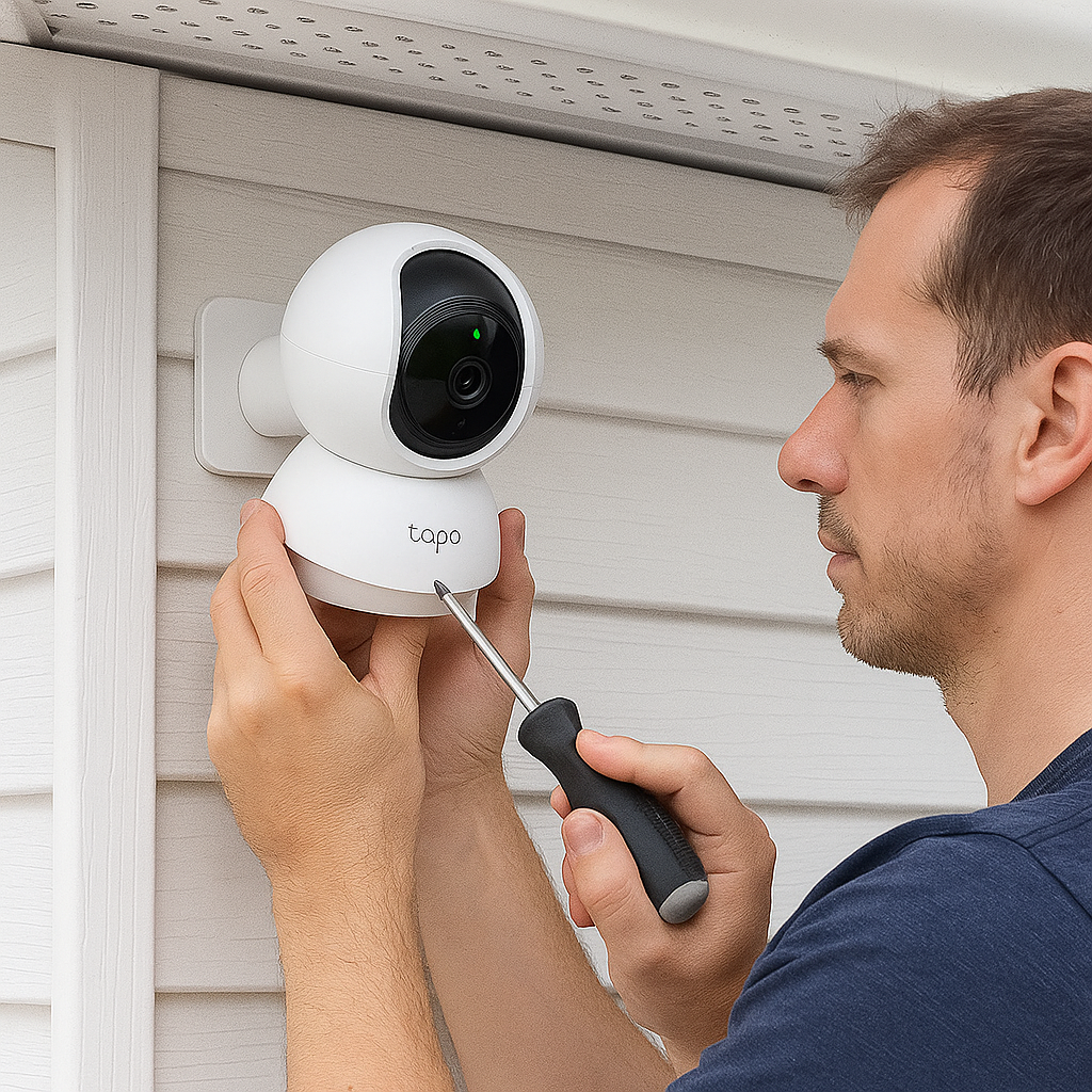 Camera name: Tapo C225 Baby Monitor.
Indoor/outdoor: Indoor only.
Price range: $69–$89.
Warranty/Support: 1‑year U.S. warranty; TP-Link/Amazon-ready help.
Best for: Nurseries, playrooms.
Best placement: High shelf, angled down.
Storage type: MicroSD up to 256 GB + cloud.
Availability: In stock on Amazon U.S.