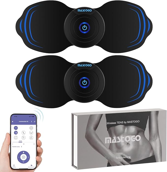 Power/Spec: 16 adjustable intensity levels; dual output.
Made In: China.
Price Range: $30–$40.
Warranty/Support: 1-year, U.S. tech assistance via Amazon.
Best For: Athletes, office workers, travel muscle relief.
Setup Time: Under 5 minutes to attach pads and turn on.
Battery Type: Rechargeable lithium-ion, ~8hr runtime.
Use Case: Post-exercise soreness, desk-induced muscle tension.