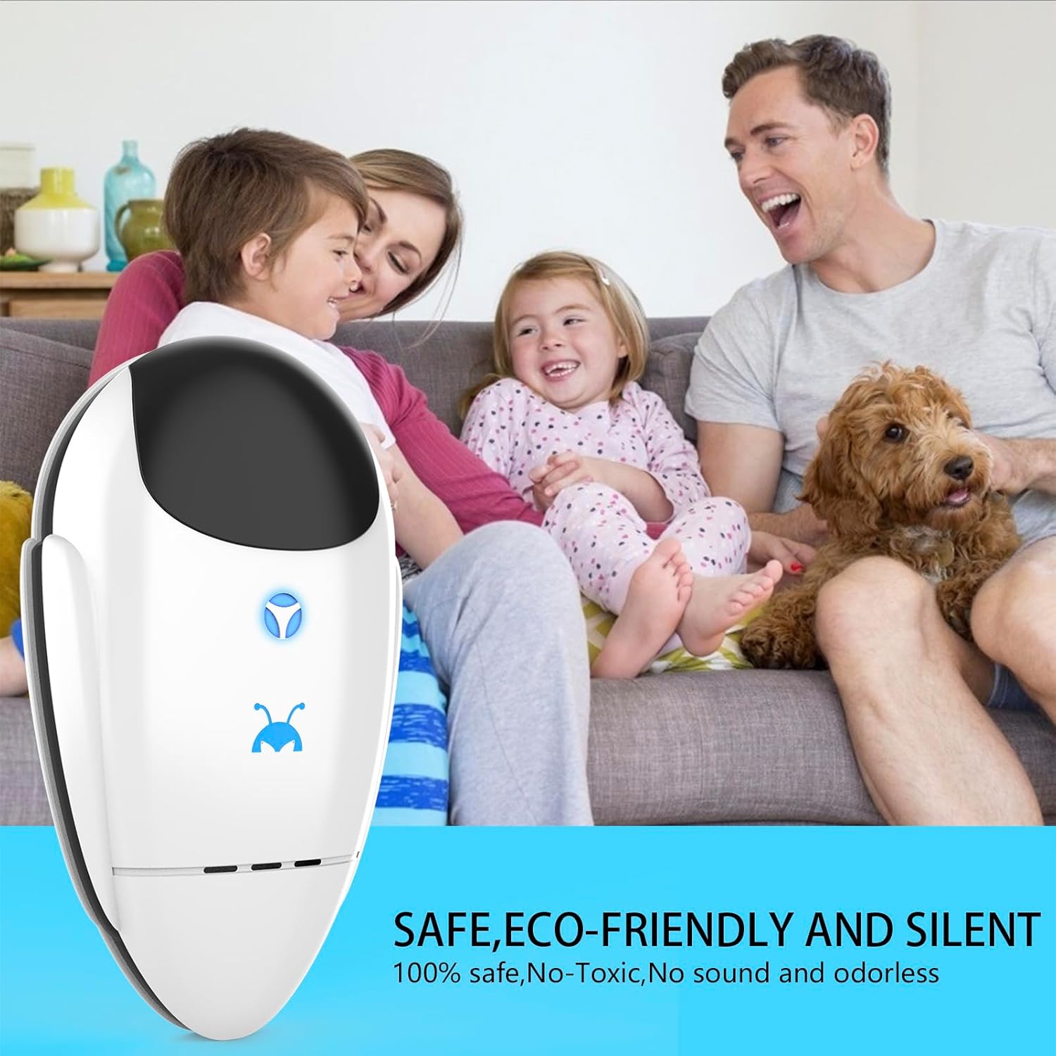 Power Source: Plug-in.
Lasts Up To: Continuous operation.
Price Range: $30–$35.
Warranty/Support: 1-year limited.
Best For: Indoor pest control.
Setup Time: Less than 5 minutes.
Pet-Safe: Yes.
Sustainability: Energy-efficient.