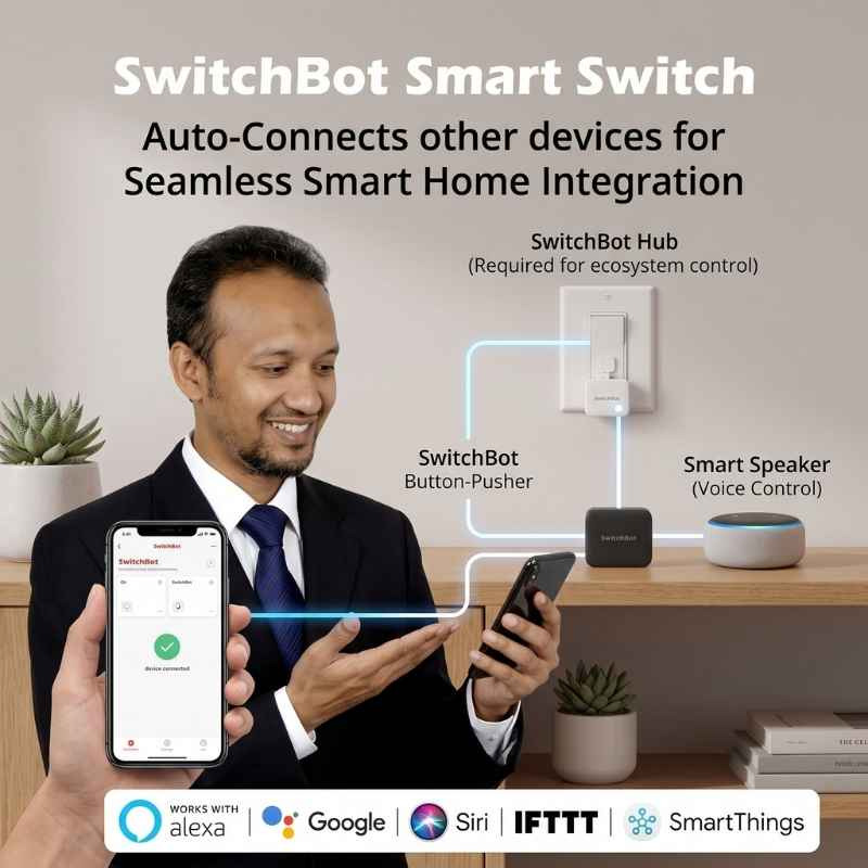 This image shows how this product operates. Best Smart Switches for Home Assistant