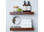 Best wood for bathroom shelves