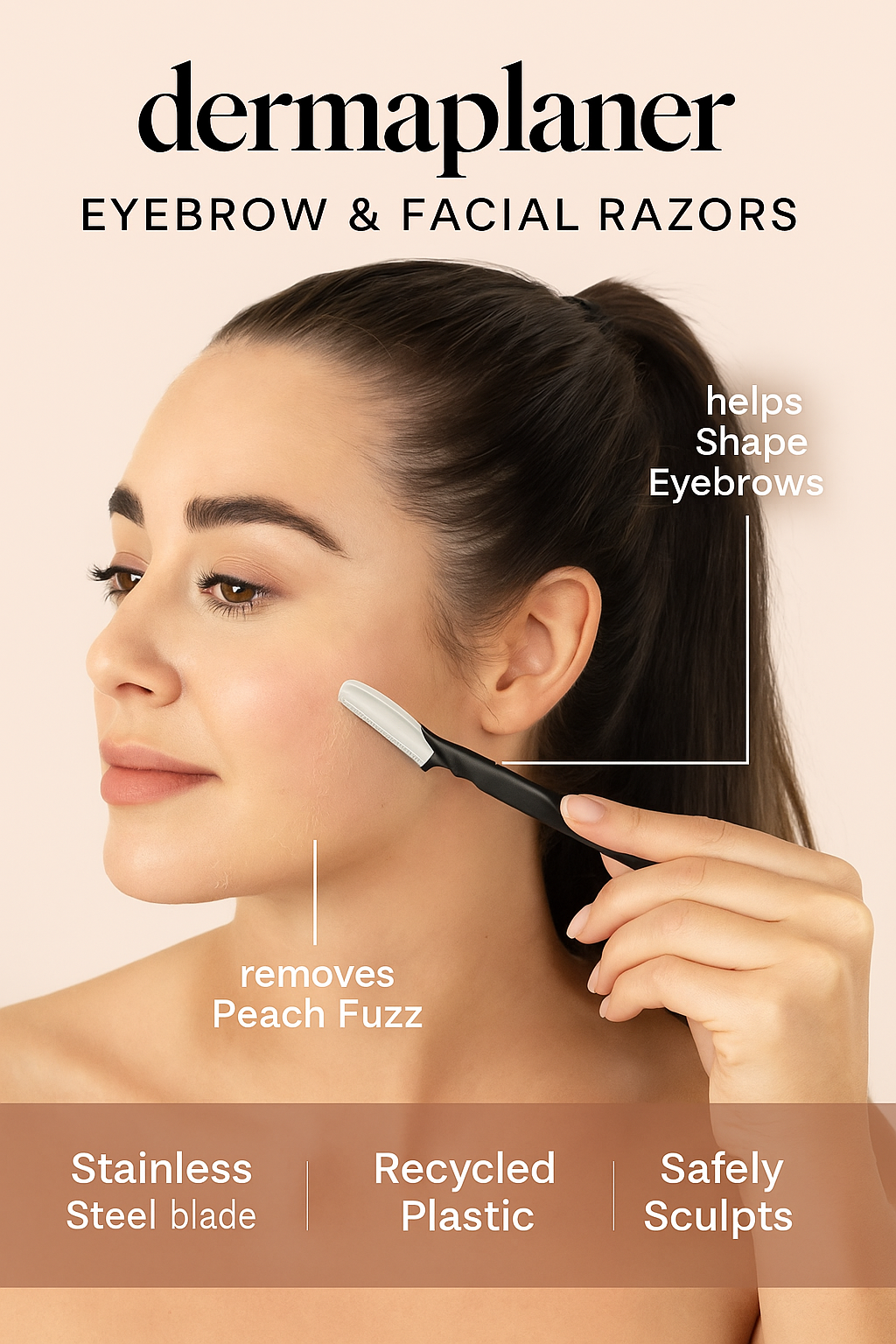 Power/Spec: Manual stainless steel blade.
Usage Time: 1–2 minutes.
Price Range: $13–$18.
Warranty/Support: 6-month warranty. US support via Amazon.
Best for: Face, brow, peach fuzz.
Setup Time: 30 seconds.
Cooling System: None.
Flash Count: Not applicable.