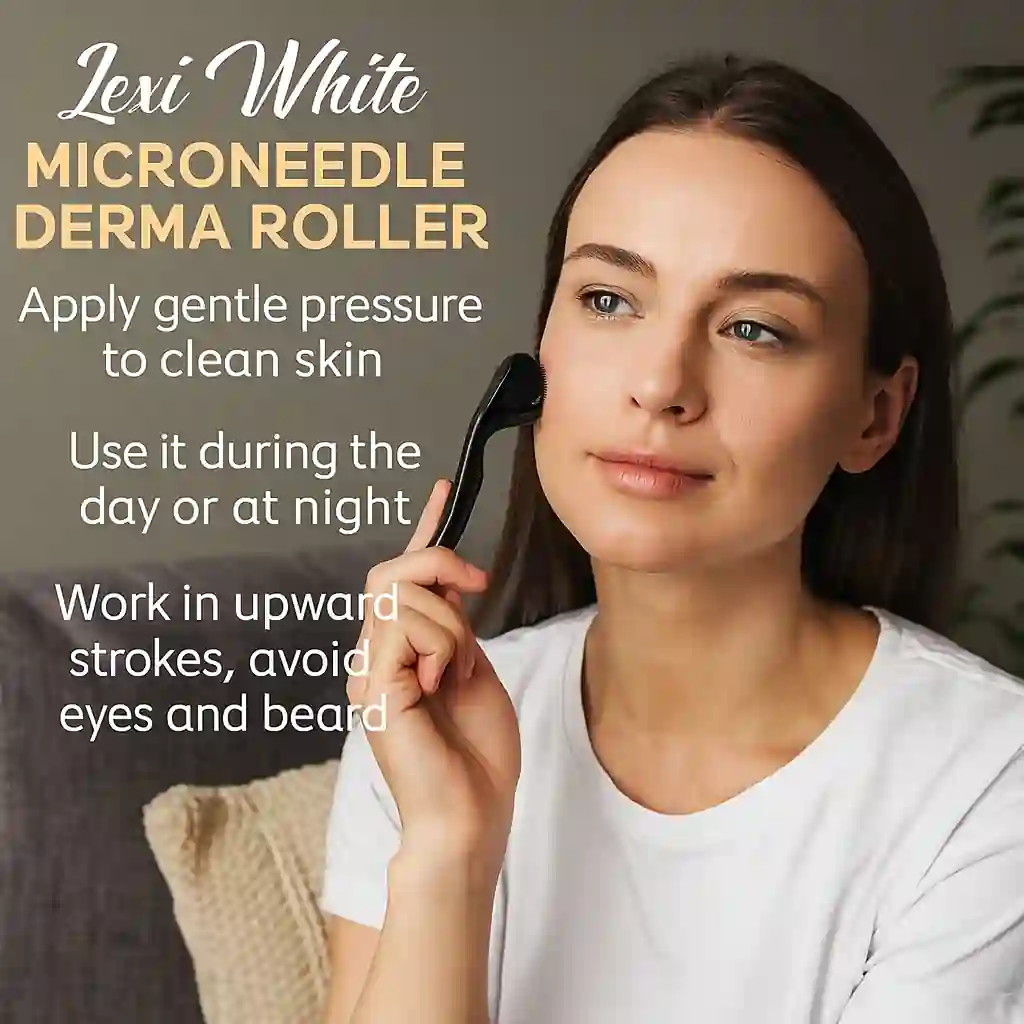 Image is showing the product name and it's usage Best facial tightening device