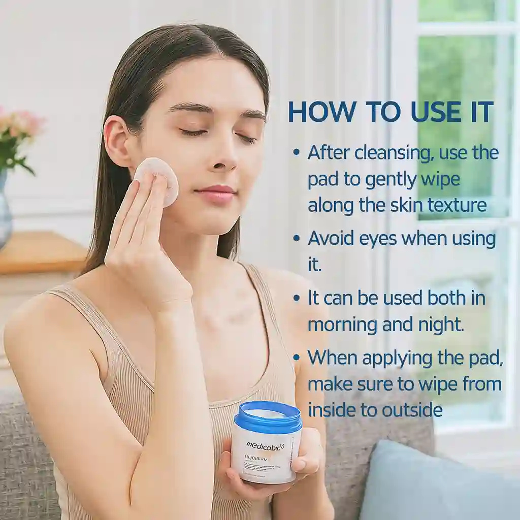 Image is showing the product name and it's usage Best facial tightening device