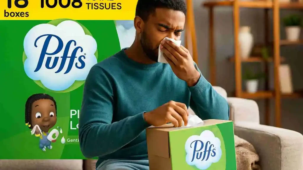 Brand: Puffs. Ply Count: 2-ply. Softness: Very high. Septic Safe: Yes. Price Range: $12–$16 for multi-packs. Best For: Families with sensitive skin or seasonal allergies.