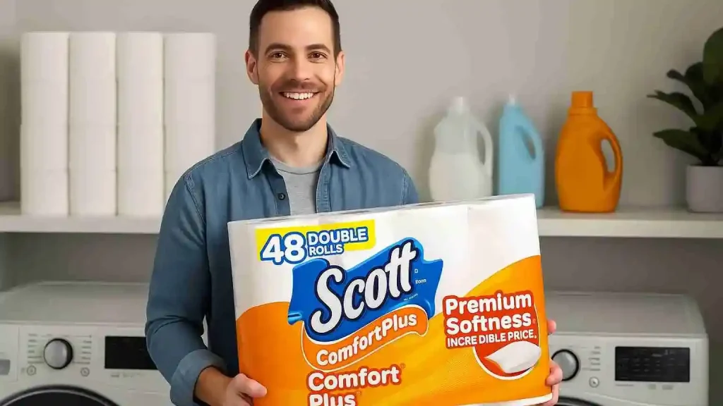 Brand: Scott. Ply Count: 1-ply. Softness: Moderate. Septic Safe: Yes. Price Range: $28–$32 for 48 double rolls. Best For: Large families and rental properties needing cost-efficient stocking.
