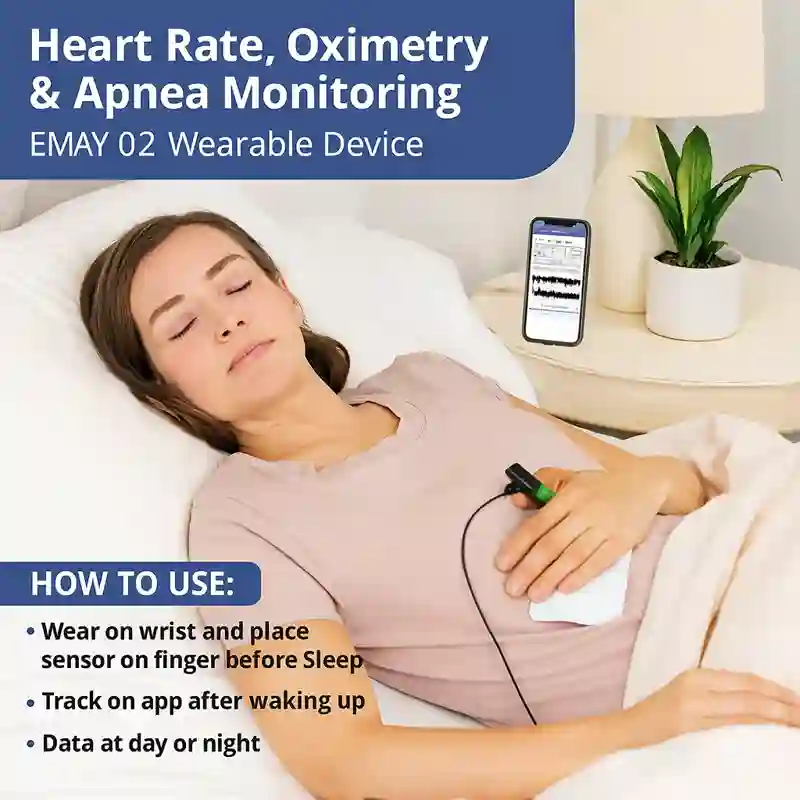 Tech Transparency: Provides raw data for detailed analysis. Compatibility: Works with Windows software and smartphone apps. Price Range: Mid-tier for medical-grade oximeters. Warranty/Support: 1-year manufacturer warranty. Use-Case Focus: Overnight oxygen and pulse monitoring. Feedback Style: Continuous recording with downloadable reports. Research-backed Rating: Recommended by sleep specialists. Setup Time: 1–2 minutes before bedtime. Progress Tracking: Generates nightly trend reports.