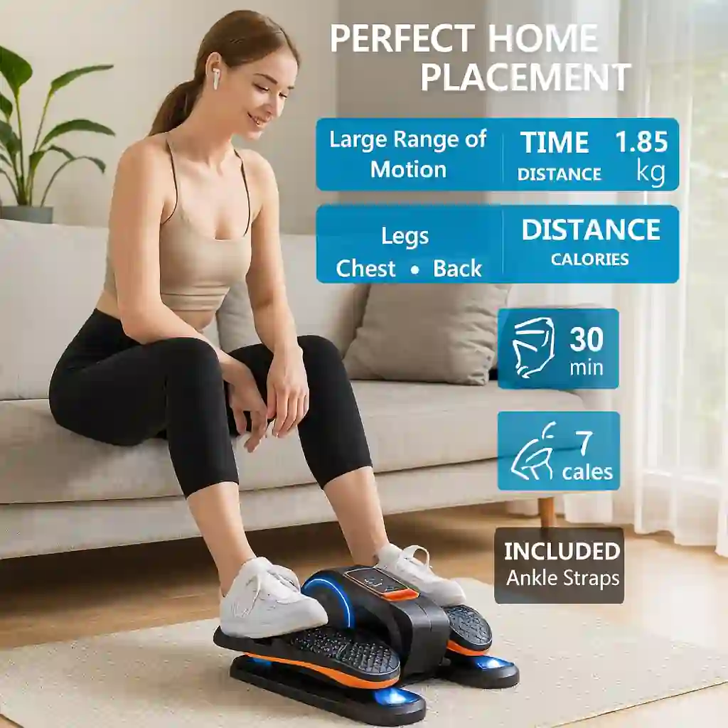 Ideal For: Beginners, desk workers, rehab users. Impact: Low. Weight Capacity: 250–300 lbs. Price Range: $120–$180. Best For: Daily low-impact leg training, circulation, and endurance development.