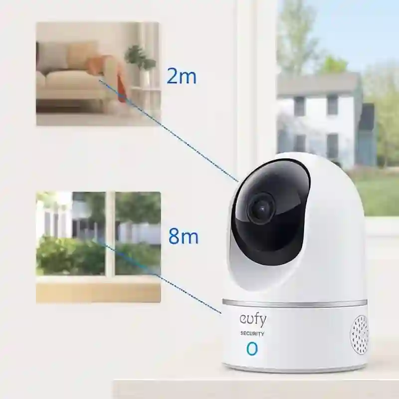 Visible Overlap & Surprise Angles: Covers hallways and rooms. Disrupt Masking Strategies: Detects hidden movements. Motion-triggered Lighting: Integrates with smart lights. Decoys + Real Coverage: Displayed as visible deterrent. Camouflaged Coverage: Small and unobtrusive. Psychology of Placement: Intruder deterrence. Modern Threat Insight: AI motion alerts. Price Range: $40–$55. Made In: China.