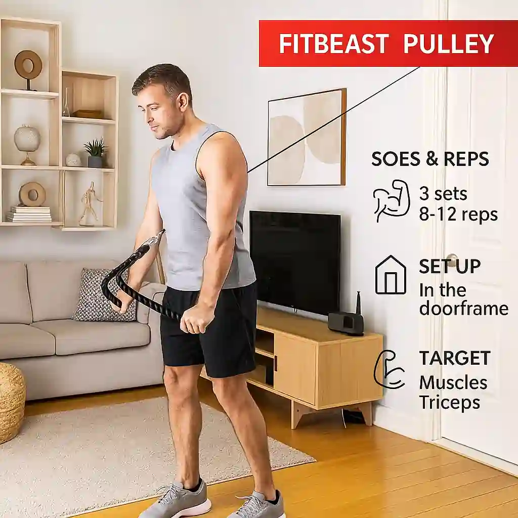 Image is showing the product name and its usage Best machines for biceps