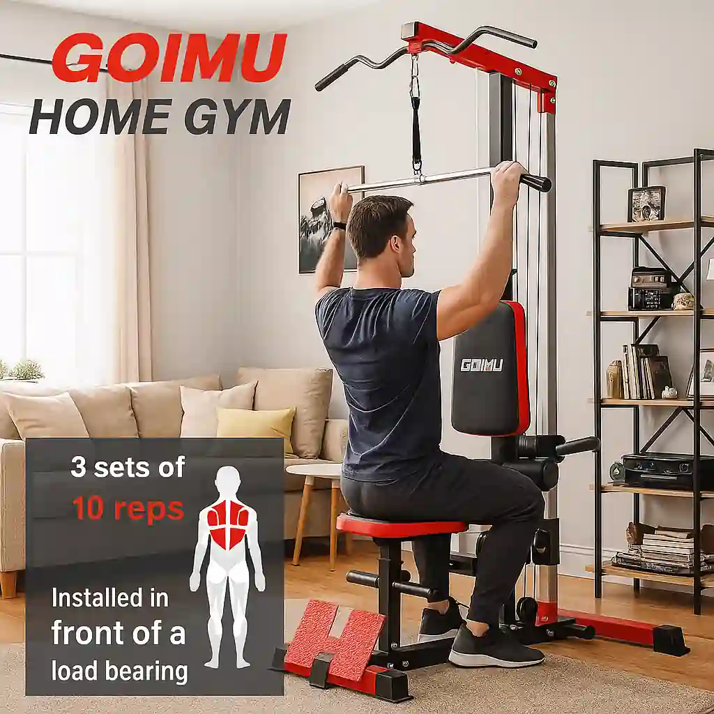 Image is showing the product name and its usage Best machines for biceps