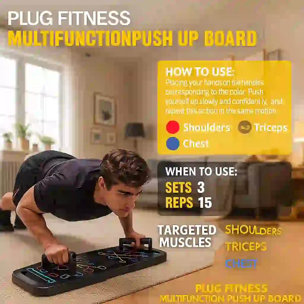 Image is showing the product name and it's usage Best chest exercise machine