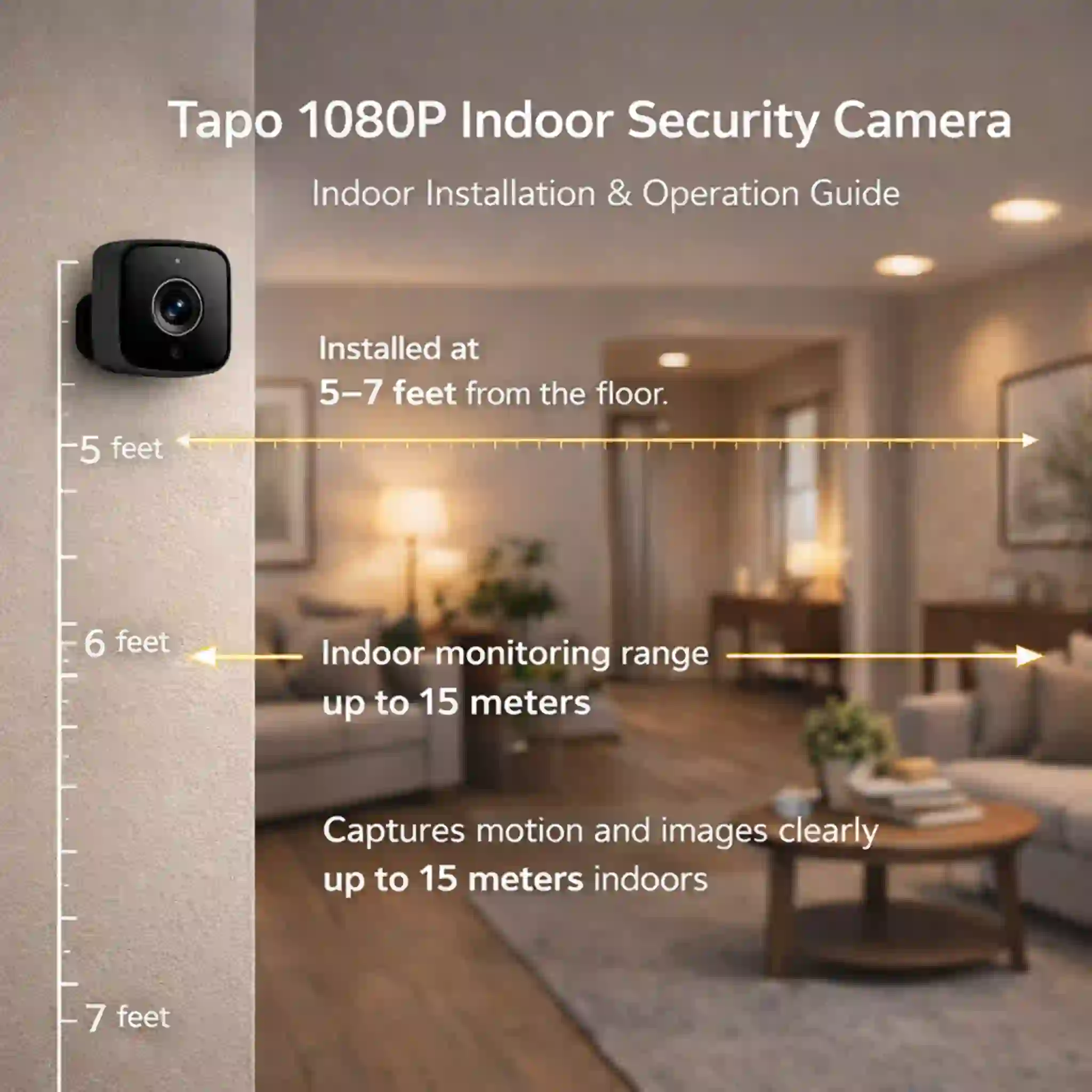 The image is showing the product name and its usage: best placement for security cameras