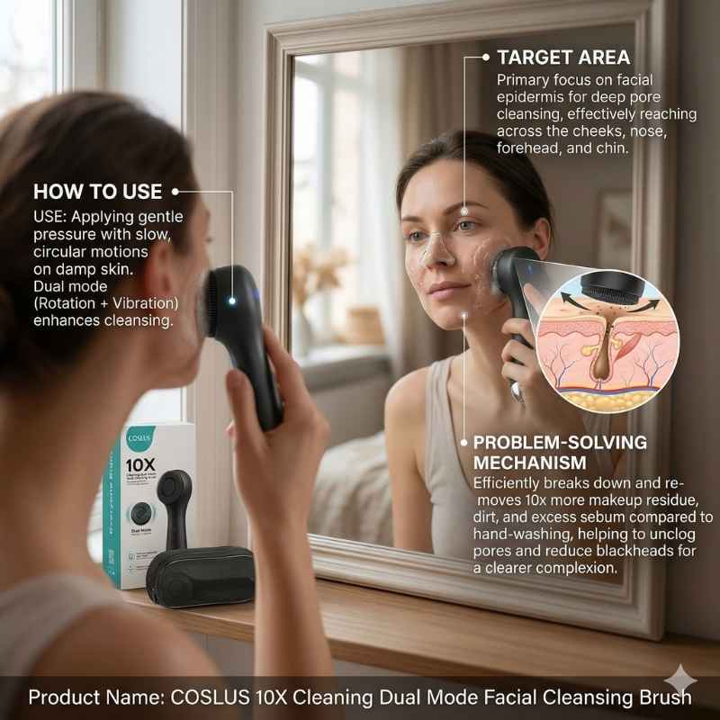 This image is showing the product name and how it operates. Best radiofrequency home device