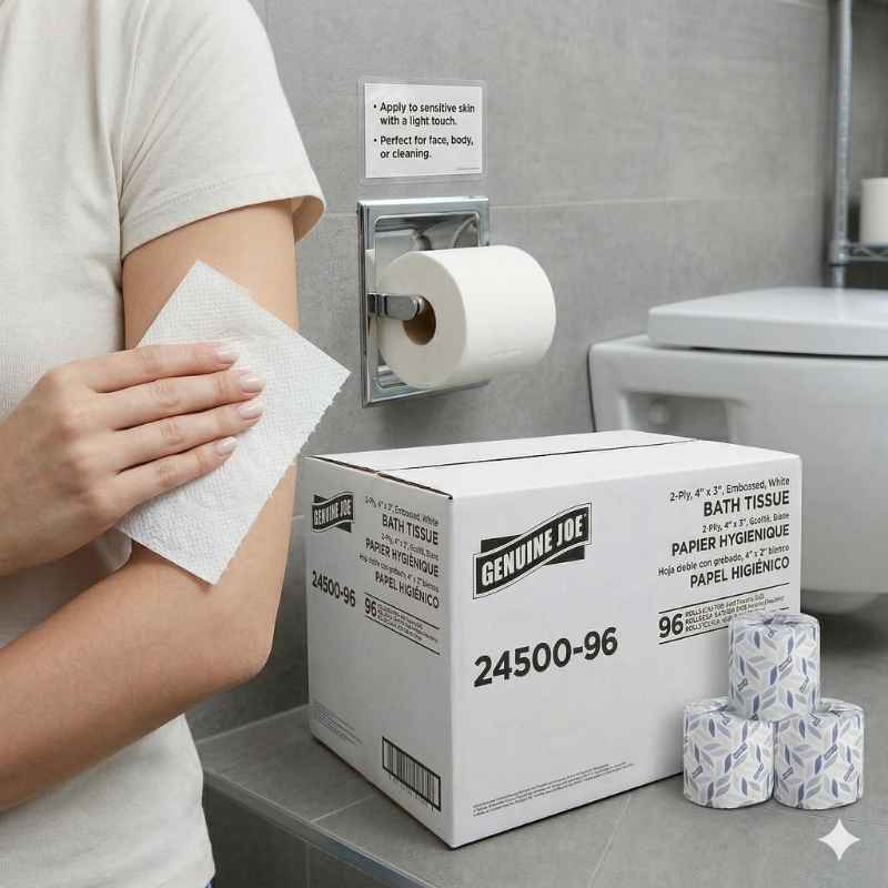This image is showing the product name and how it operates. Best toiler paper for septic system