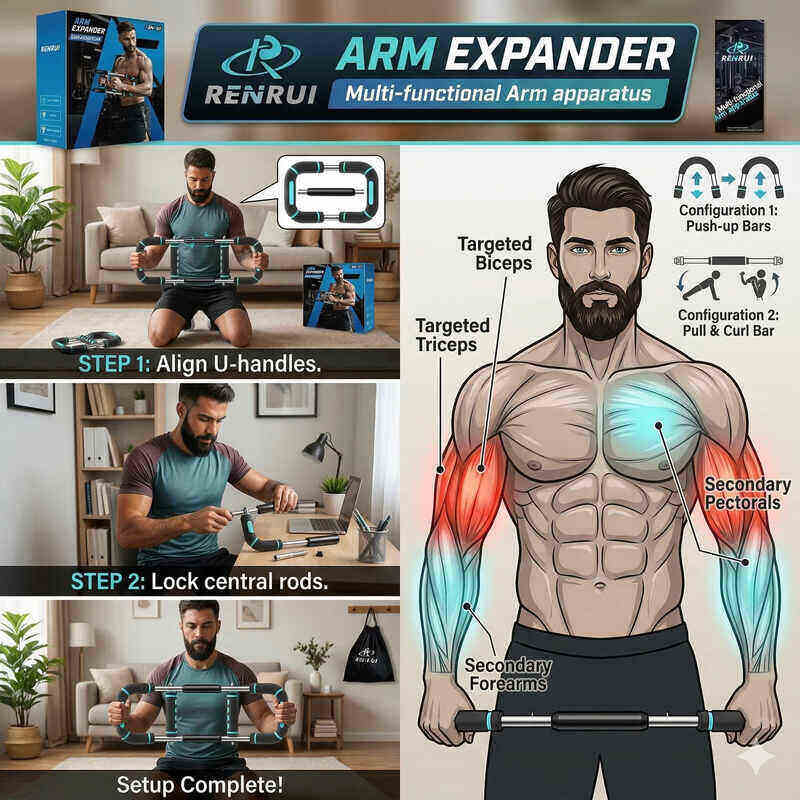 This image is showing the product name and how this product operates. Best machines for biceps