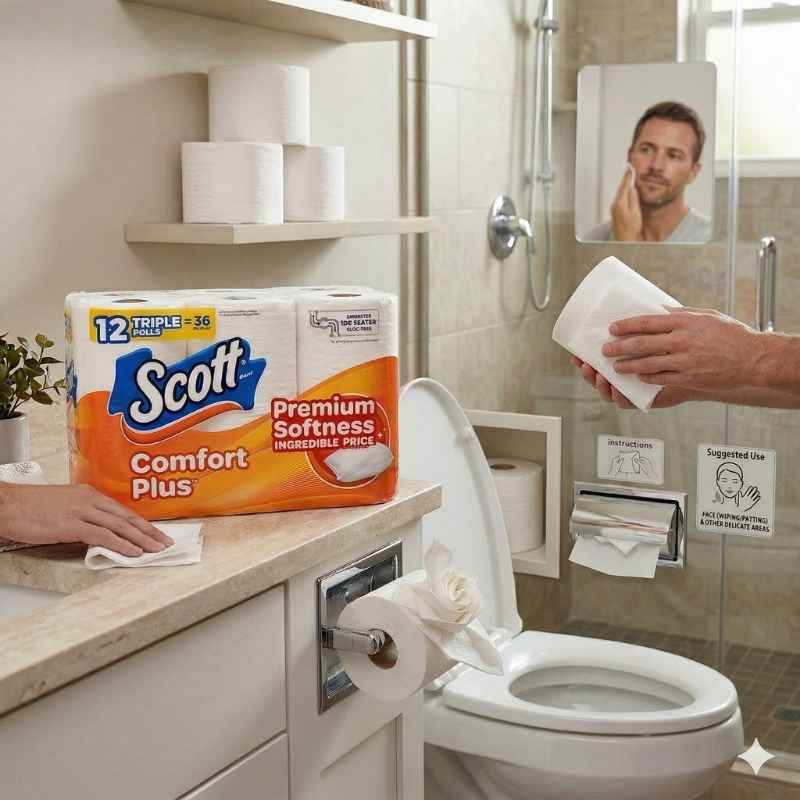 This image is showing the product name and how it operates. Best toiler paper for septic system