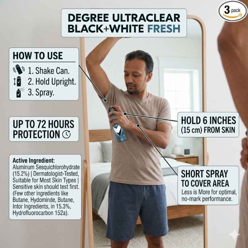This image shows the product name and how it operates. Best deodorant to stop sweating