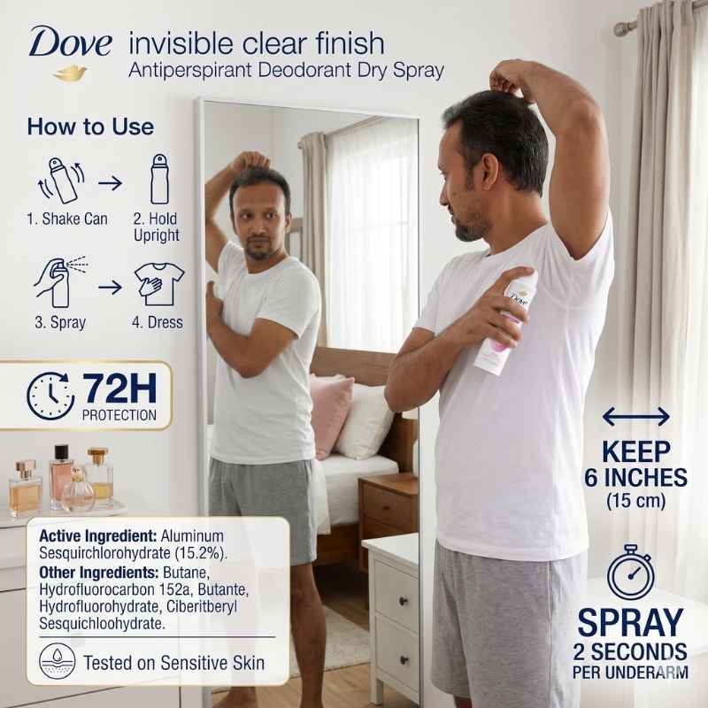 This image shows the product name and how it operates. Best deodorant to stop sweating