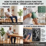 This image shows how the product works. Best blood pressure machine for home use.
