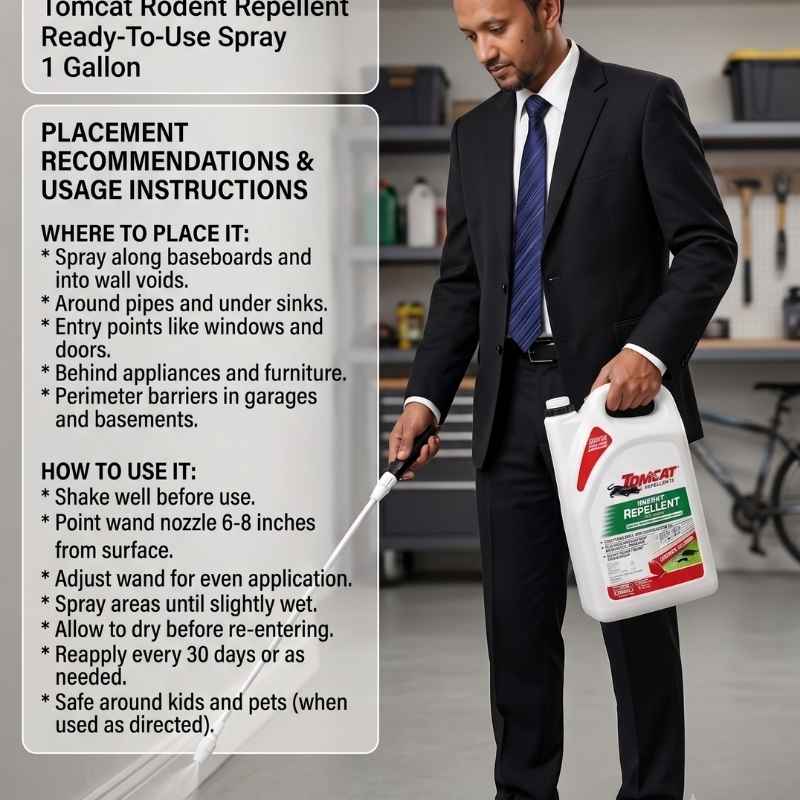 This image shows the product name and how it operates. Best mouse repellent for home