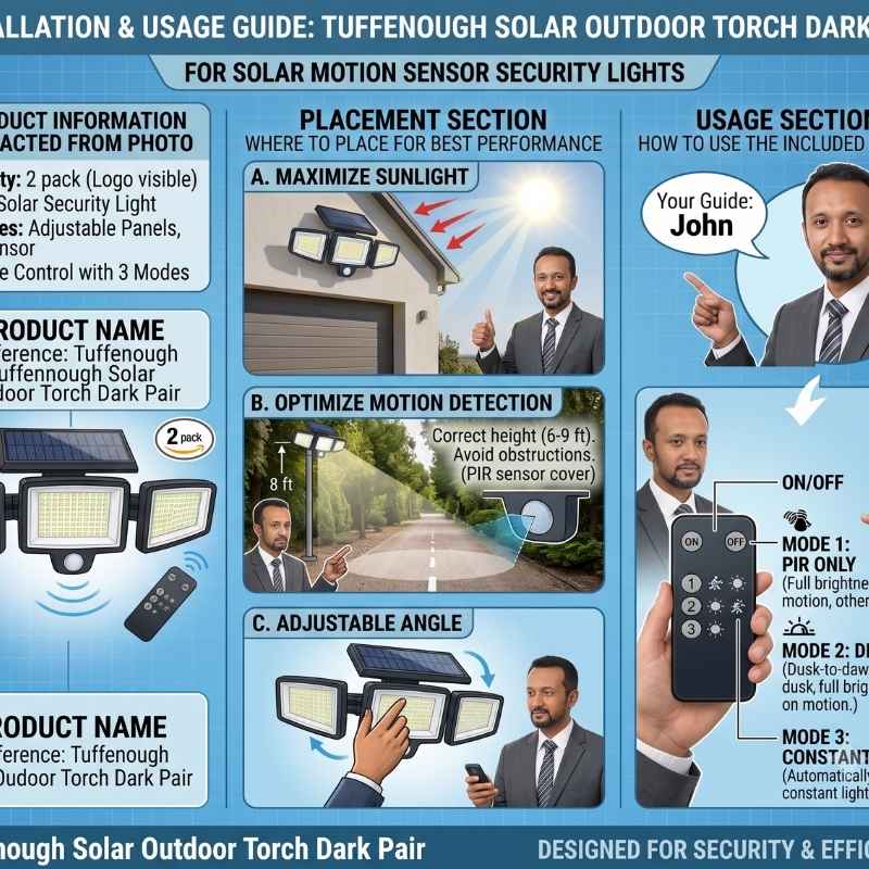 This image shows the product name, and how it operates. Best automated home lighting system