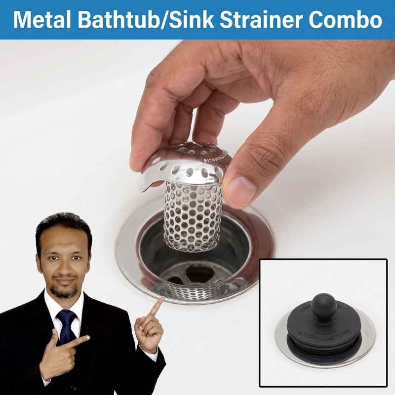 This image shows how this hair catcher operates. Best Hair Catcher for Linear Drain